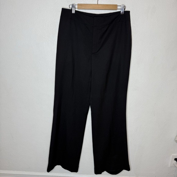 Banana Republic Pants - New‎ Banana Republic Camden Black High Rise Wide Leg Pants Minimalist Womens 12